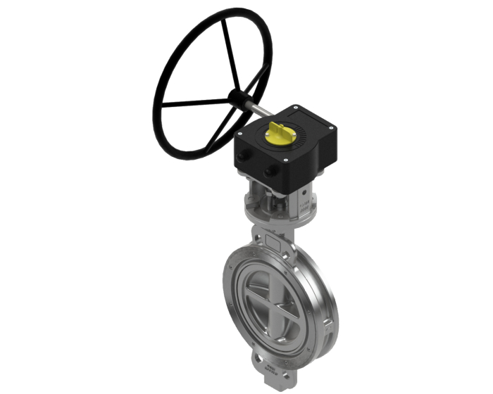 Stainless steel double offset butterfly valve 1119 Wafer DN50